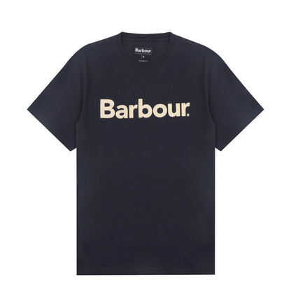 Barbour Logo T-Shirt New Navy