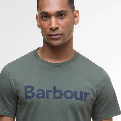 Barbour Logo T-Shirt Thyme - The Sporting Lodge