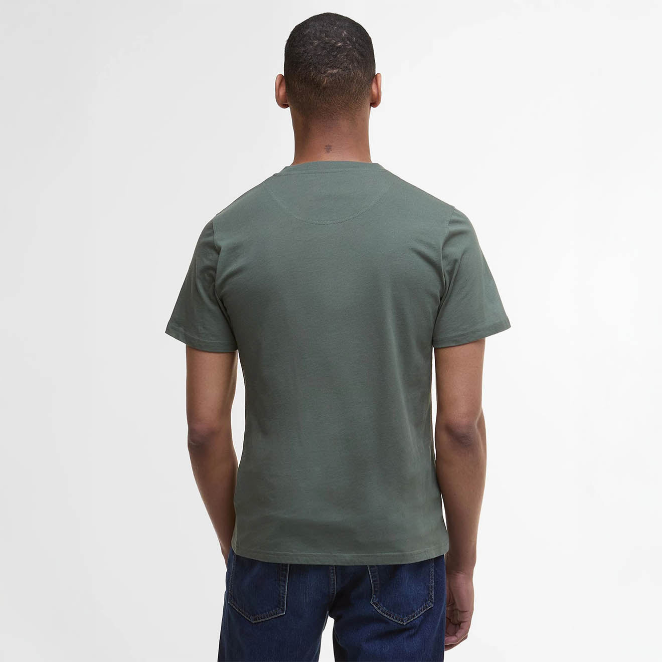 Barbour Logo T-Shirt Thyme - The Sporting Lodge