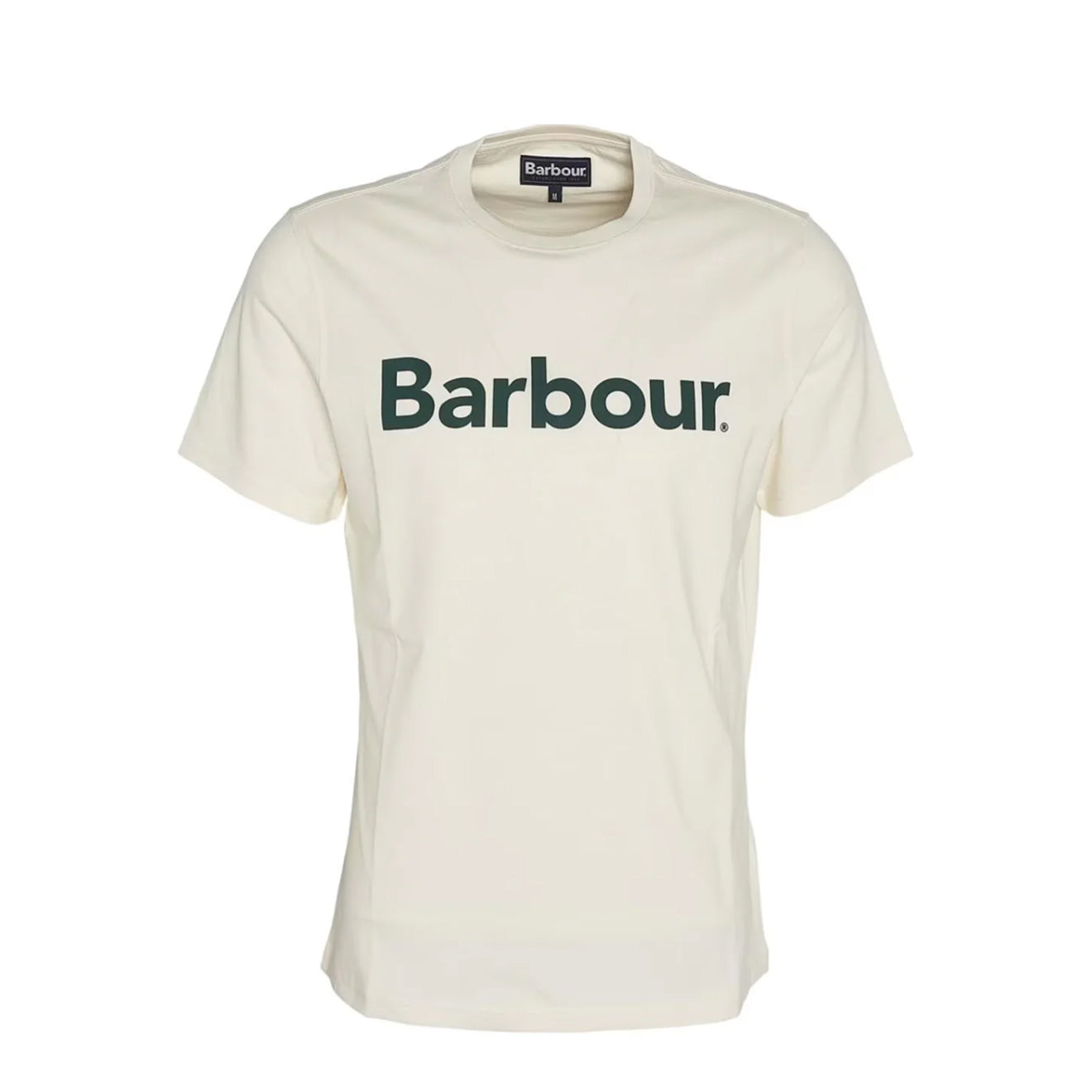 Barbour Logo T-Shirt Whisper White - The Sporting Lodge