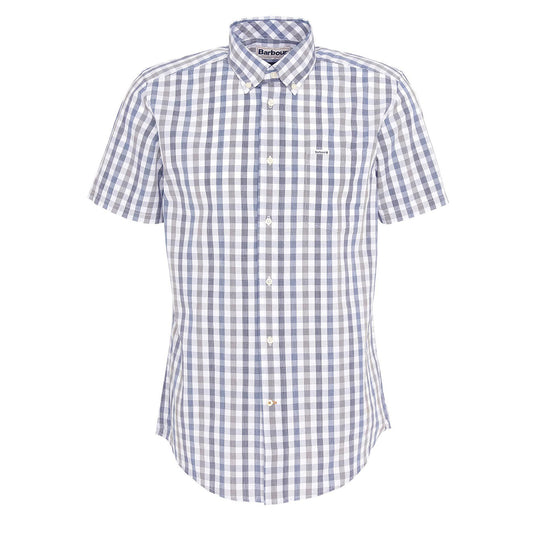 Barbour Longstone Short Sleeve Tailored Shirt Olive - The Sporting Lodge