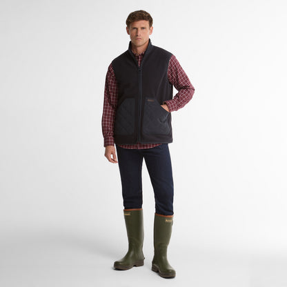 Barbour Lowich Fleece Gilet Dark Navy