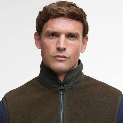 Barbour Lowich Fleece Gilet Olive