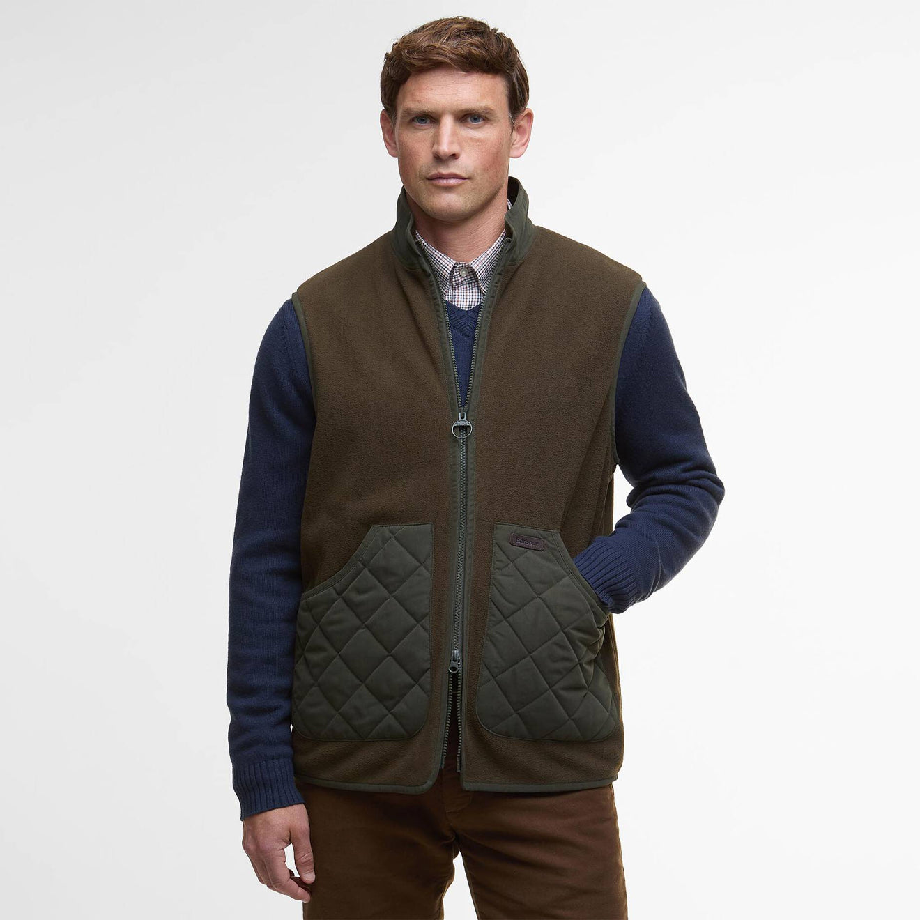 Barbour Lowich Fleece Gilet Olive