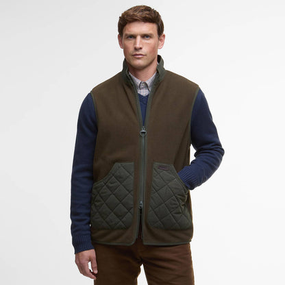 Barbour Lowich Fleece Gilet Olive