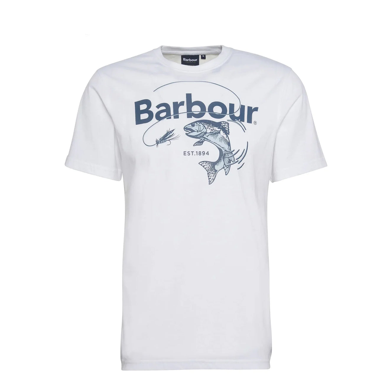Barbour Lydd Graphic T-Shirt White - The Sporting Lodge