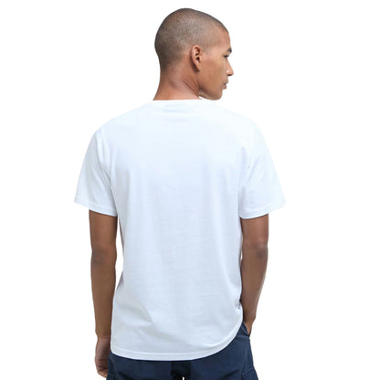 Barbour Lydd Graphic T-Shirt White - The Sporting Lodge