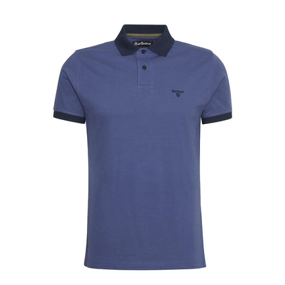 Barbour Lynmouth Tipped Tailored Fit Polo Shirt Oceana