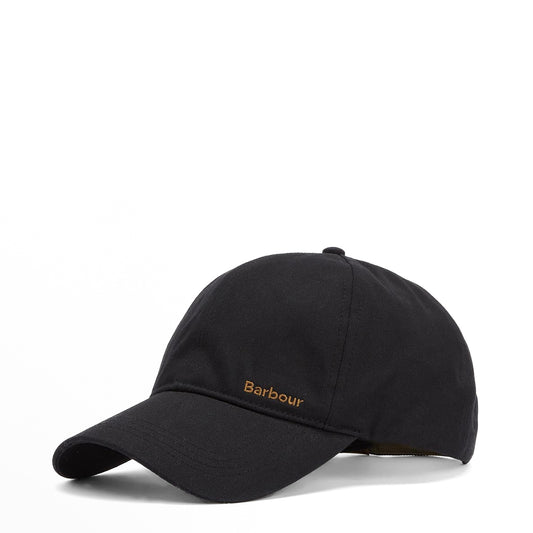 Barbour Milburn Cap Black - The Sporting Lodge