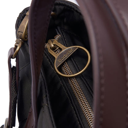 Barbour Mini Quilted Tote Bag Olive - The Sporting Lodge