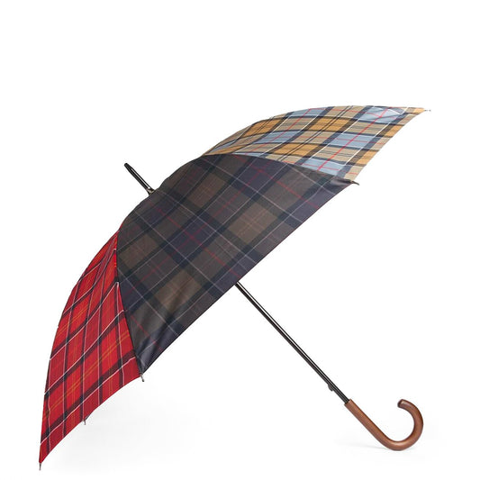 Barbour Mixed Tartan Full Length Umbrella Dress / Cardinal / Dk Shadow Classic