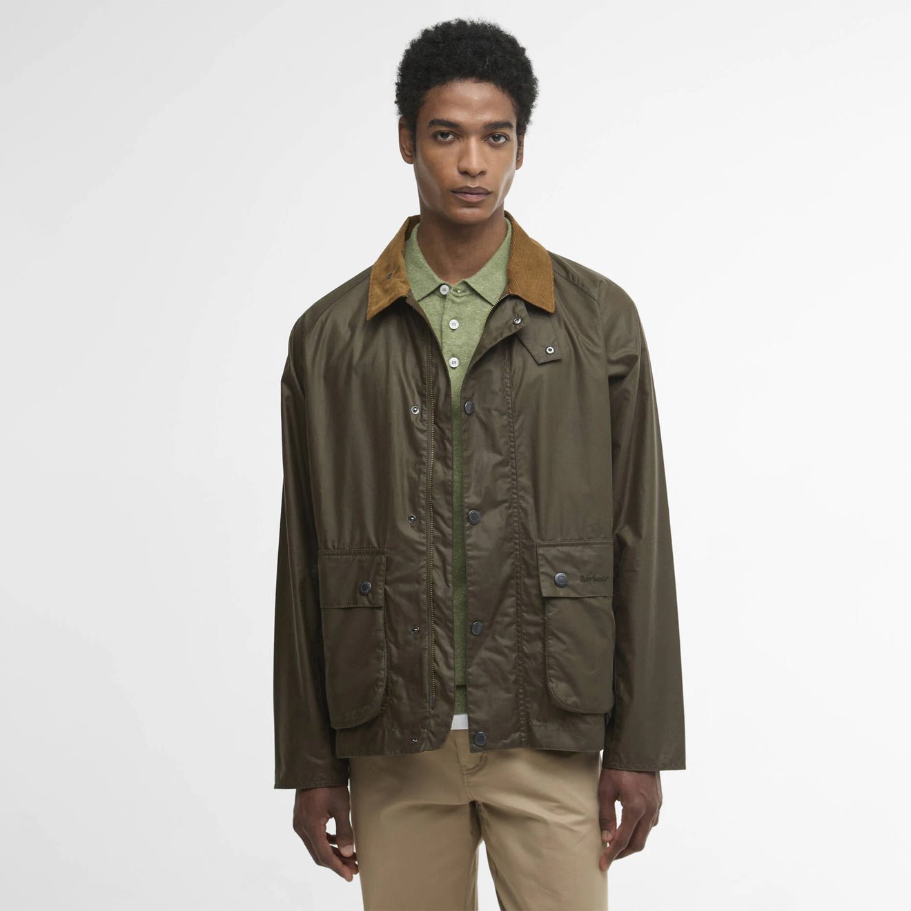 Barbour Modern Bedale Waxed Jacket Beech / Highland Loch - The Sporting Lodge
