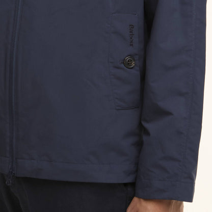 Barbour Modern Rokig Hooded Showerproof Jacket Navy - The Sporting Lodge