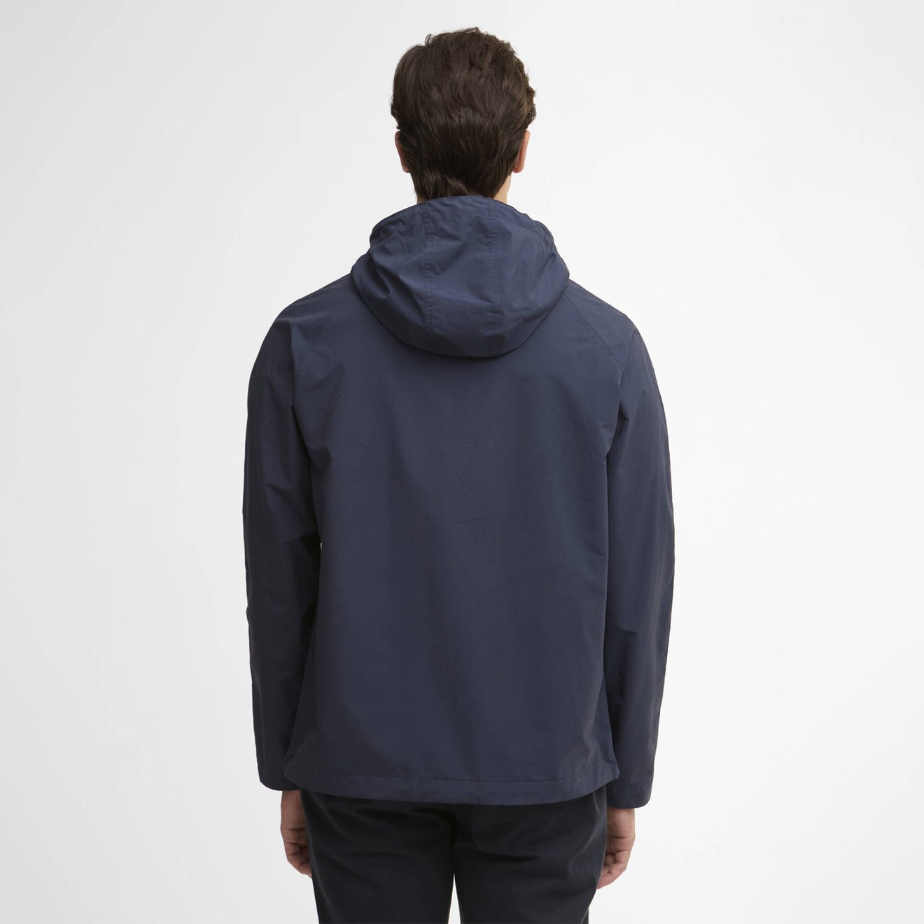 Barbour Modern Rokig Hooded Showerproof Jacket Navy - The Sporting Lodge