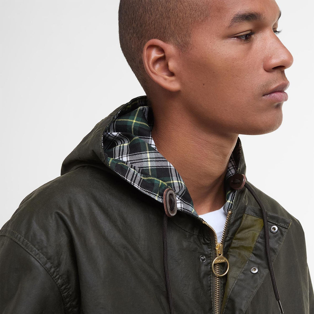 Barbour Modified Durham Wax Jacket Archive Olive - The Sporting Lodge