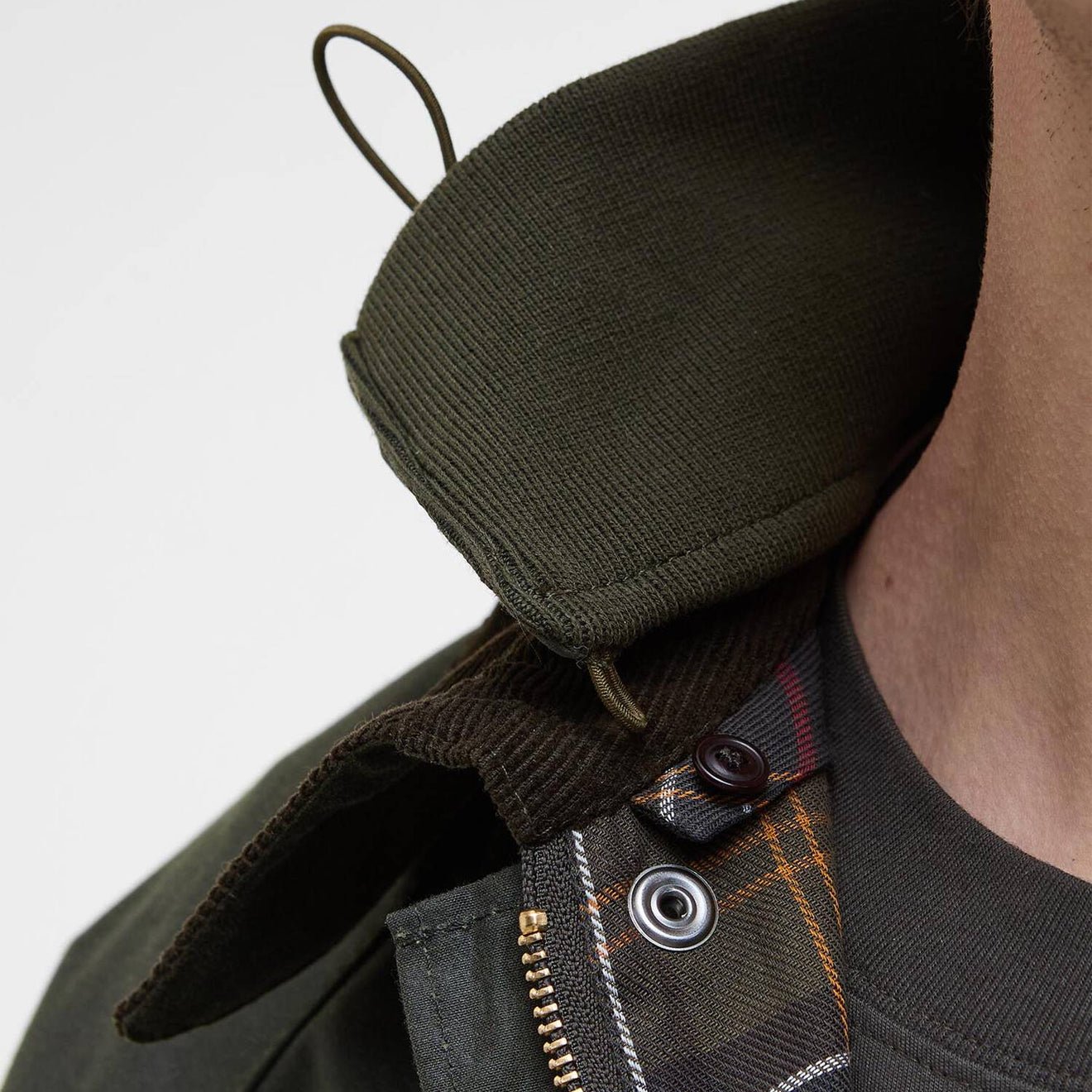 Barbour Modified Solway Waxed Jacket Olive - The Sporting Lodge