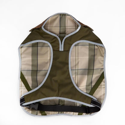Barbour Monmouth Waterproof Dog Coat - Olive - The Sporting Lodge