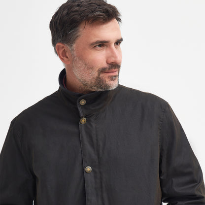 Barbour Mowden Wax Jacket Olive - The Sporting Lodge