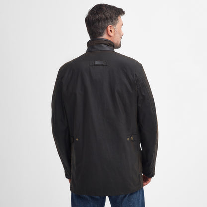 Barbour Mowden Wax Jacket Olive - The Sporting Lodge