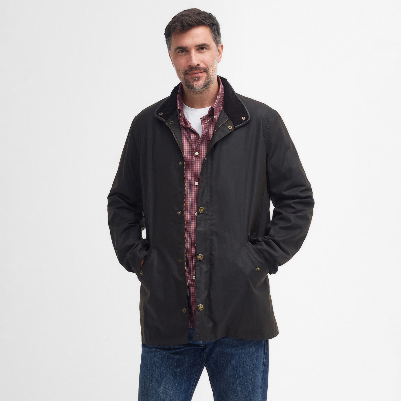 Barbour Mowden Wax Jacket Olive - The Sporting Lodge