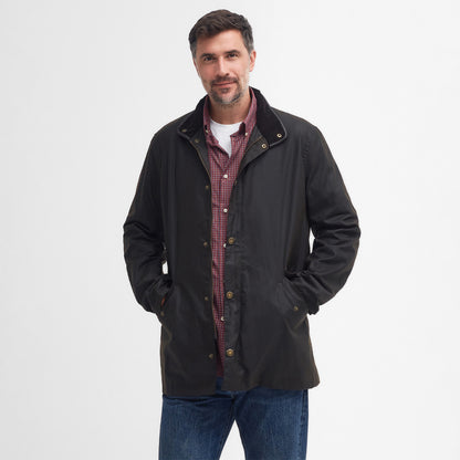 Barbour Mowden Wax Jacket Olive - The Sporting Lodge