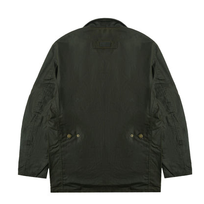 Barbour Mowden Wax Jacket Olive - The Sporting Lodge