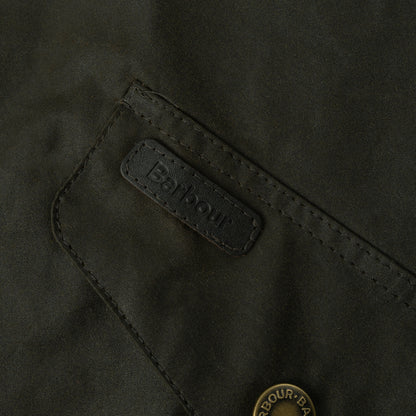 Barbour Mowden Wax Jacket Olive - The Sporting Lodge