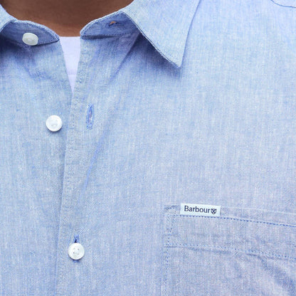 Barbour Nelson Regular S/S Shirt Blue