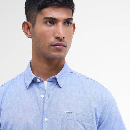 Barbour Nelson Regular S/S Shirt Blue