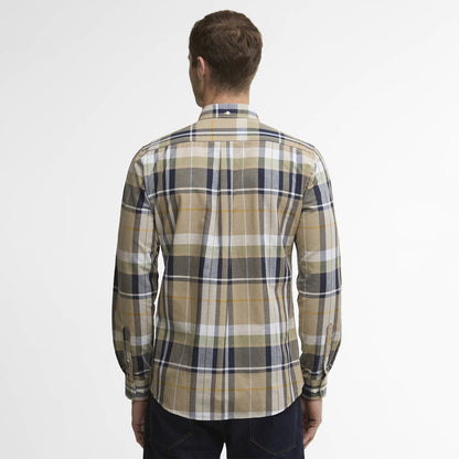Barbour Newbridge Checked Tailored L/S Shirt Stone