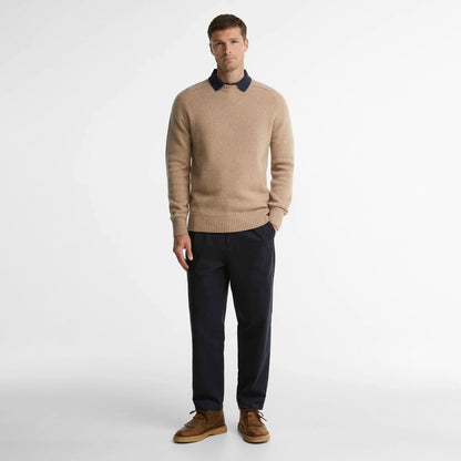 Barbour Newtown Crew Neck Sweater Washed Stone