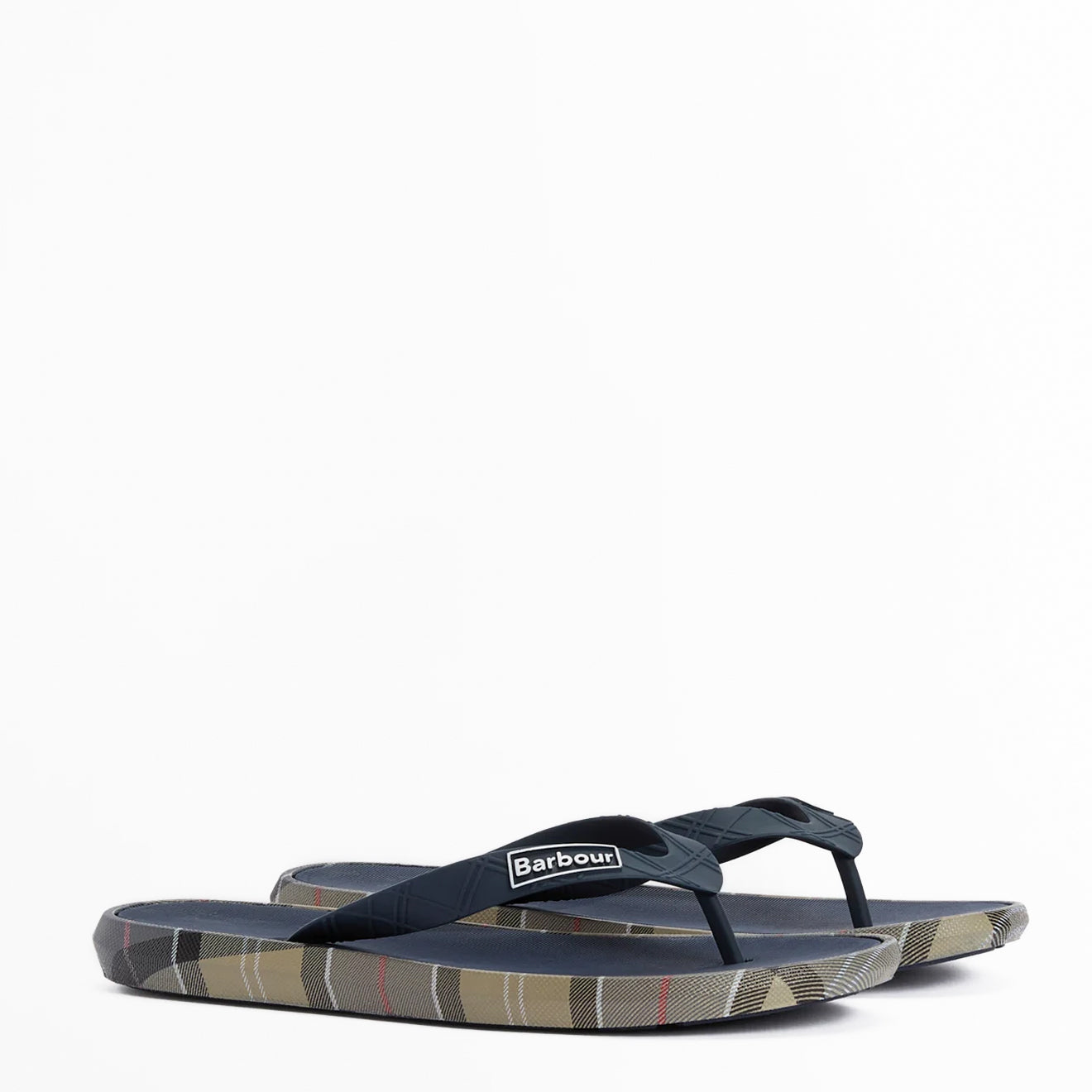 Barbour Oakdale Sandal Navy / Dress Tartan