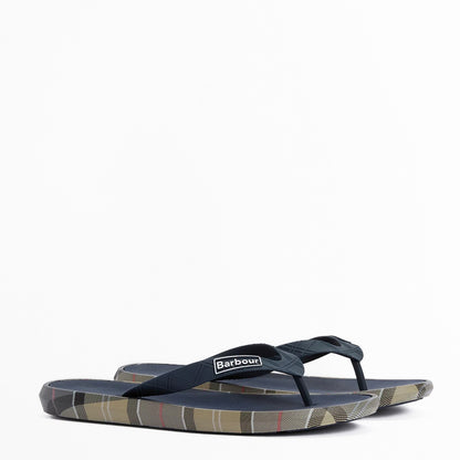 Barbour Oakdale Sandal Navy / Dress Tartan