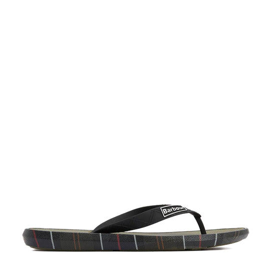 Barbour Oakdale Sandal Olive / Classic Tartan