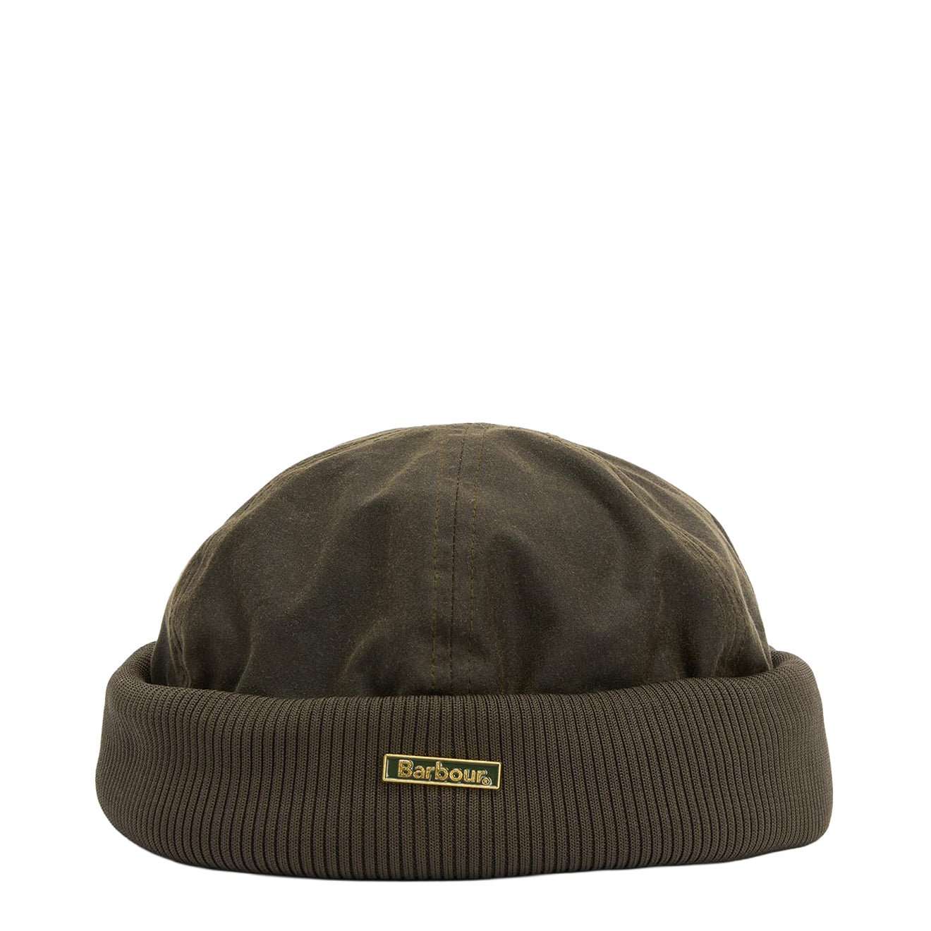 Barbour Oakmoor Waxed Docker Hat Olive - The Sporting Lodge