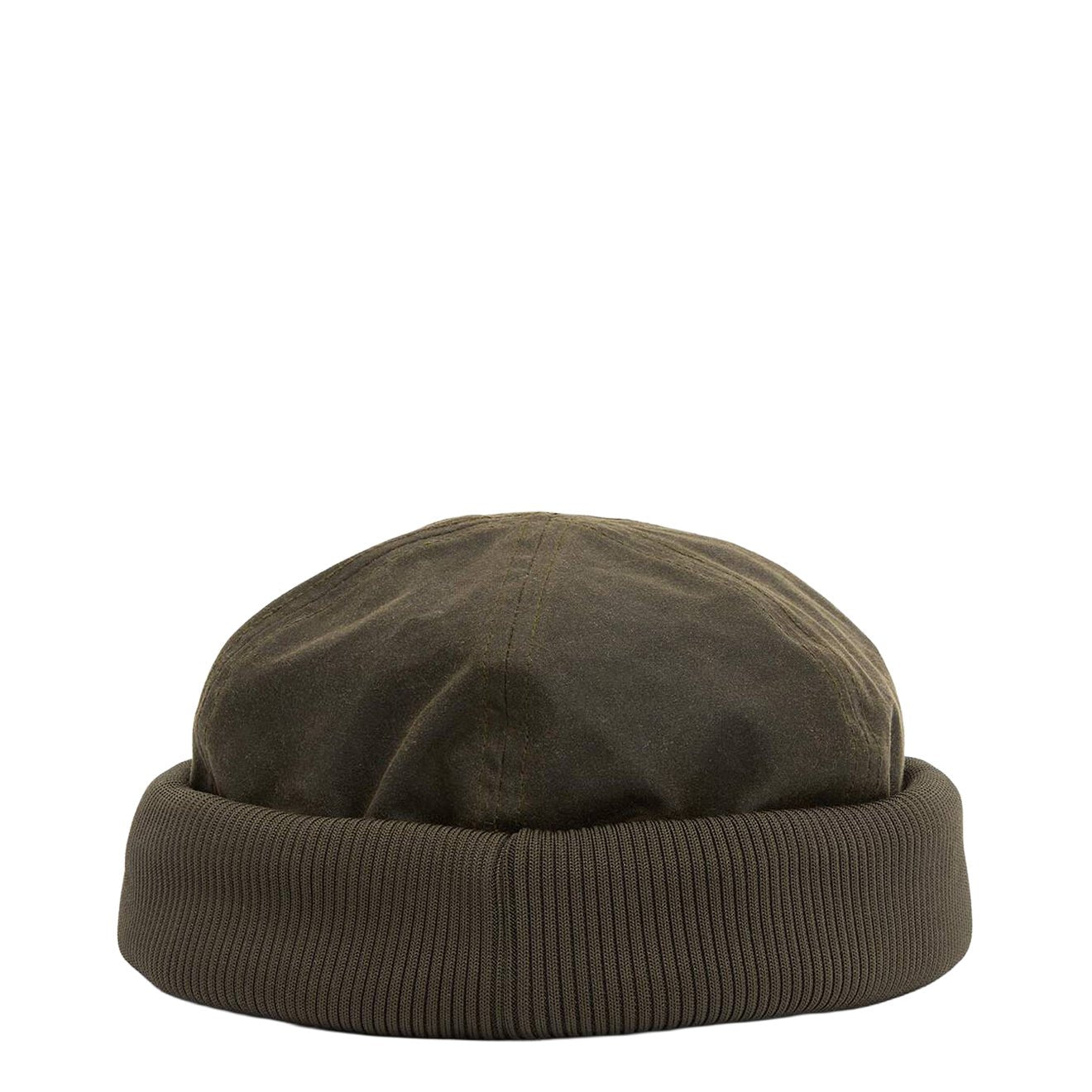 Barbour Oakmoor Waxed Docker Hat Olive - The Sporting Lodge