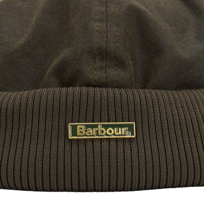 Barbour Oakmoor Waxed Docker Hat Olive - The Sporting Lodge