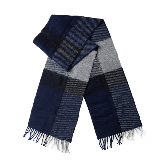 Barbour Oakwell Scarf Navy / Grey