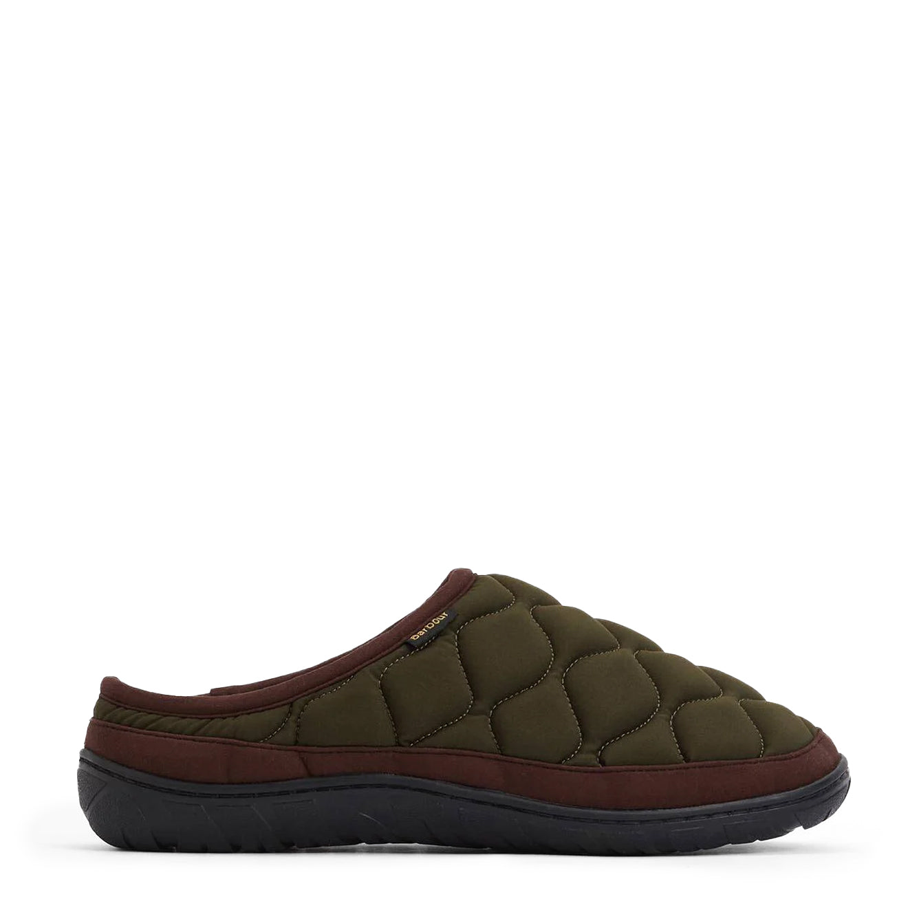 Barbour Outdale Slippers Olive/Brown