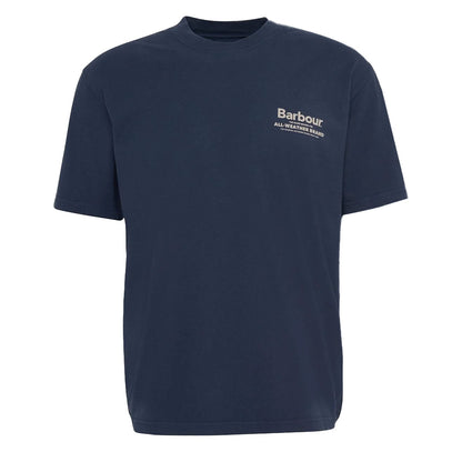 Barbour Outdoors Graphic Fit T-Shirt Navy - The Sporting Lodge