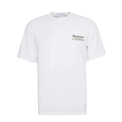 Barbour Outdoors Graphic Fit T-Shirt White