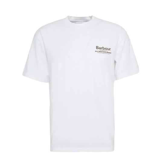 Barbour Outdoors Graphic Fit T-Shirt White