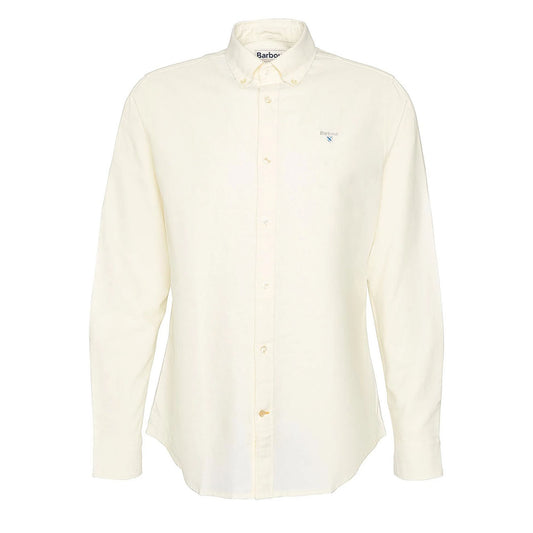 Barbour Oxford Tailored Long Sleeved Shirt Lemon - The Sporting Lodge