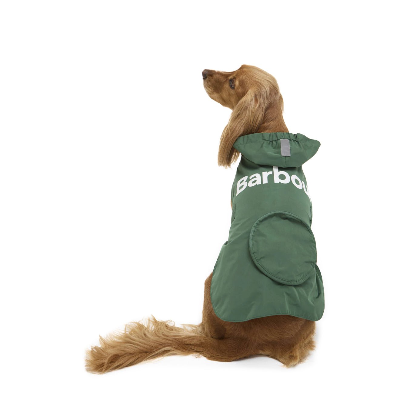 Barbour Packable Logo Dog Coat Green - The Sporting Lodge