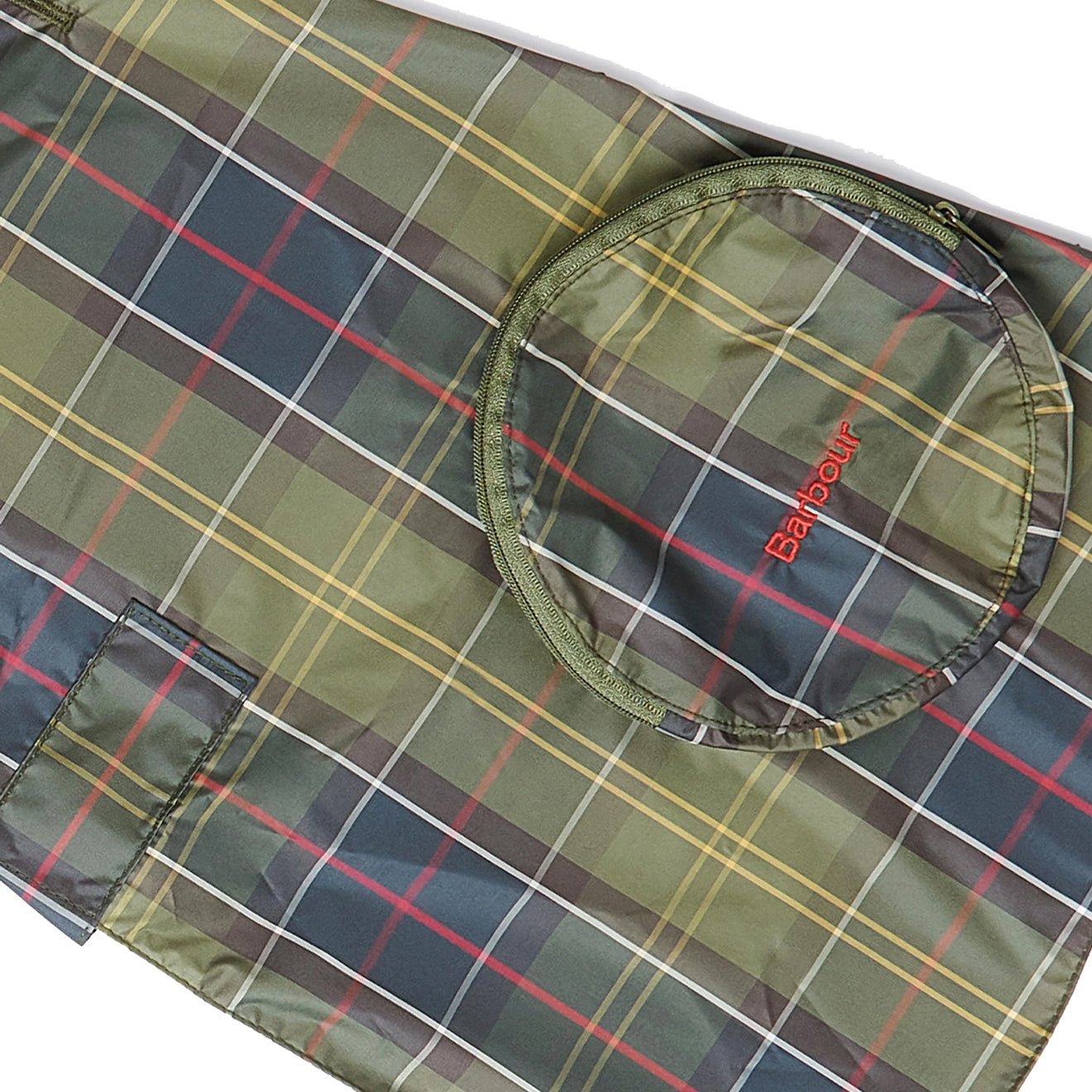 Barbour Packable Tartan Dog Coat Classic Tartan - The Sporting Lodge