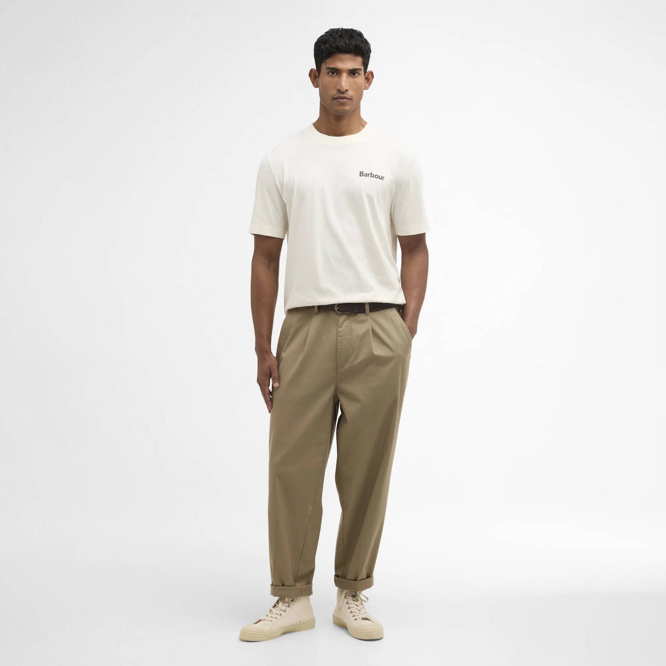 Barbour Packling Relaxed Graphic T-Shirt Neutral - The Sporting Lodge