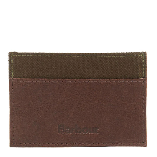 Barbour Padbury Card Holder Dark Brown - The Sporting Lodge