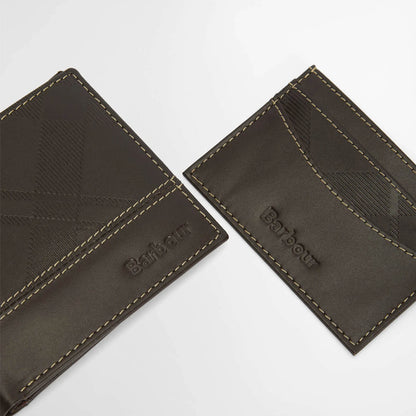 Barbour Tyneside Leather Wallet Brown