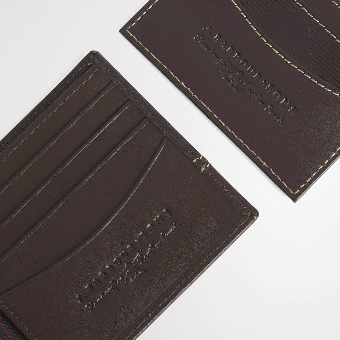 Barbour Tyneside Leather Wallet Brown