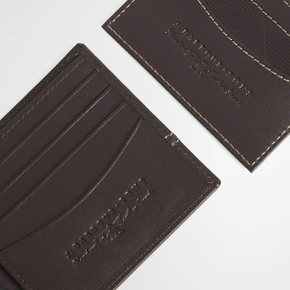 Barbour Tyneside Leather Wallet Brown